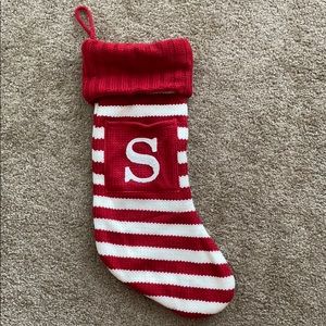 Monogram Christmas stocking - S
